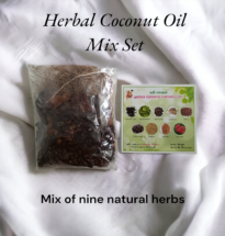 Herbal coconut oil set