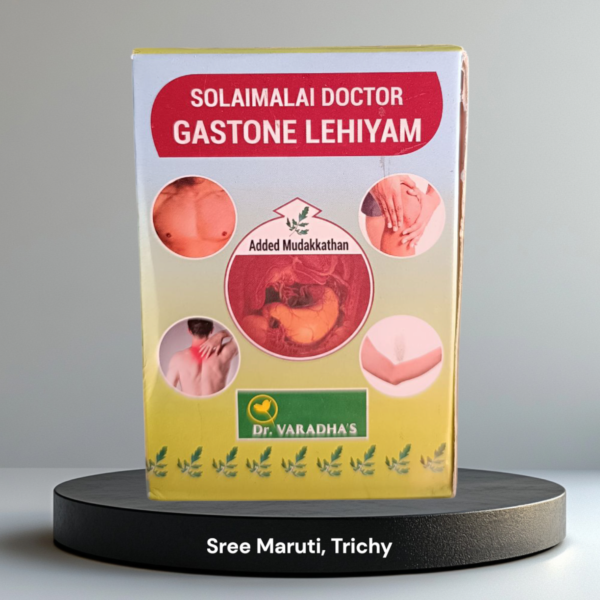 Solaimalai Gastone Lehiyam with Mudakathan – Herbal tonic for digestion, gas relief, and joint health