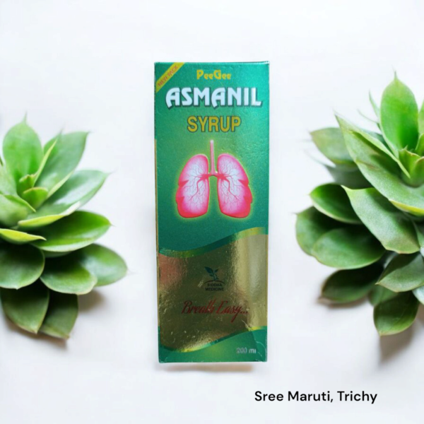 Asmanil Tonic by PeeGee Pharma – Herbal Formula for Asthma, Cough, and Easy Breathing