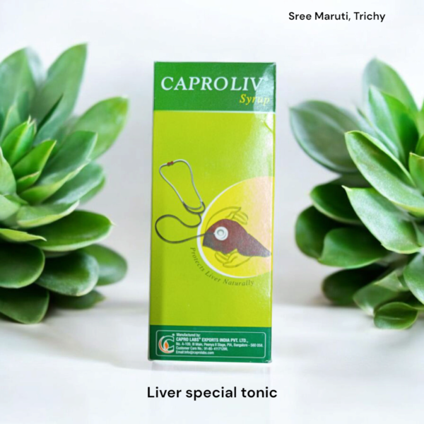 Caproliv Syrup – Ayurvedic Liver Tonic for Detox and Fatty Liver Management