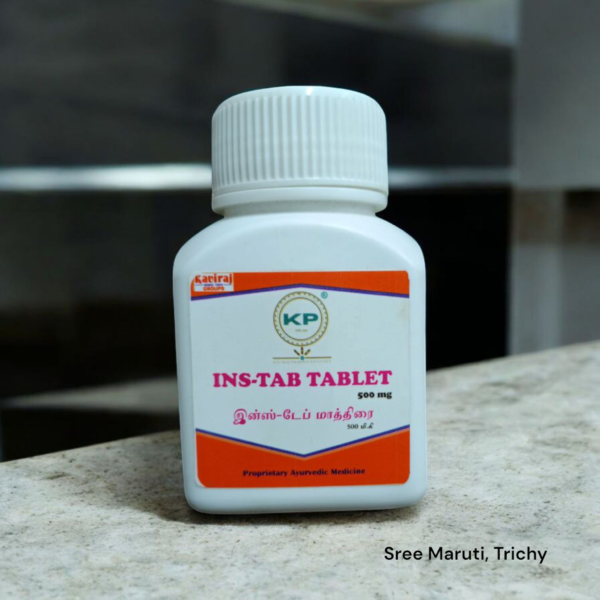 Ins-Tab Tablet by Kaviraj Pharmaceuticals – Siddha Herbal Diabetes Management Formula