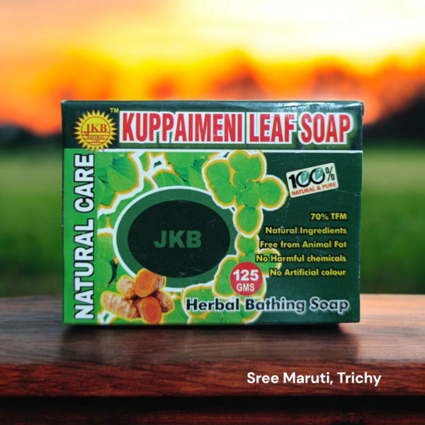 JKB Kuppaimeni Herbal Soap – Natural Remedy for Acne, Rashes & Skin Irritation