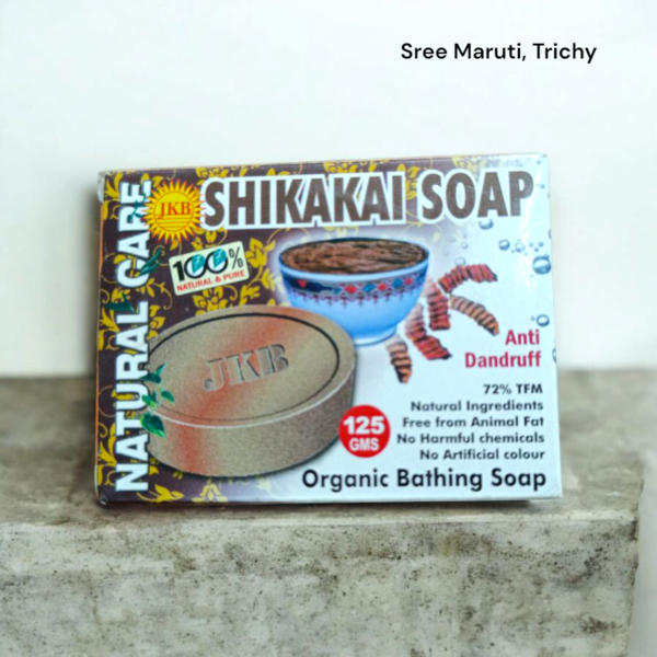 JKB Naturals Shikakai Soap – Herbal Hair & Skin Cleanser Bar
