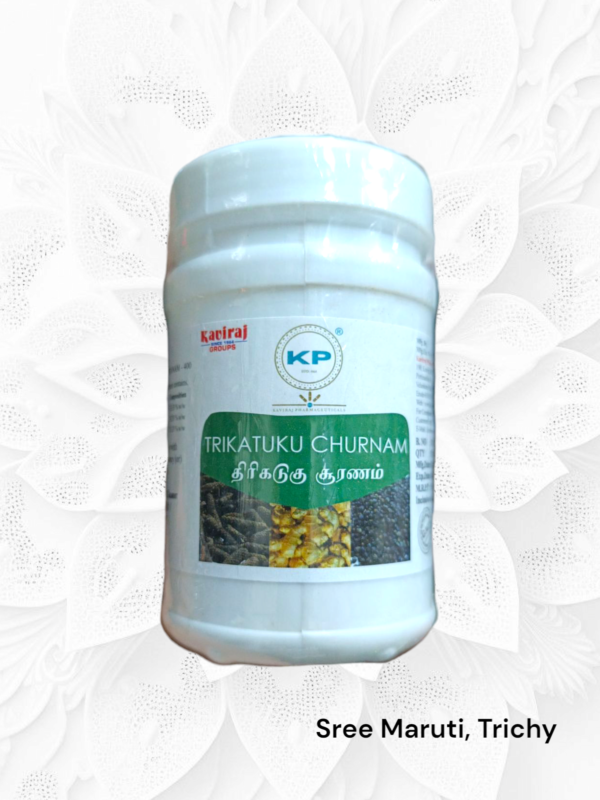 Thirikadugu Churnam by Kaviraj Pharma – Herbal Digestive and Cough Relief Powder