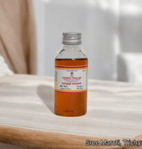 Chukku Thailam – Siddha herbal oil for external relief from cold, cough, and chest congestion.