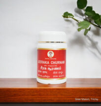 Jeeraka Churnam – Traditional Siddha cumin powder for digestion, bloating relief, and lactation support.