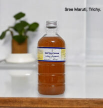 Karpuradi Thailam – Siddha herbal oil for muscle cramps, joint pains, and swelling relief.