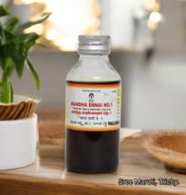 Mandha Ennai No. I – Siddha herbal purgative oil used for digestive system detox and controlled bowel cleansing.