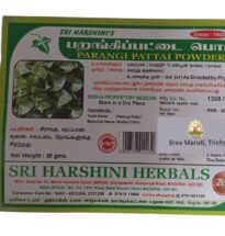 Parangi Pattai Powder for skin infections, worms, and scabies relief.