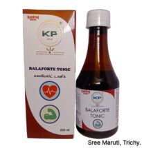 Balaforte Tonic bottle with Ayurvedic herbs for strength and stamina