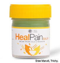 Heal Pain Balm – Herbal Ayurvedic balm for headache and cold relief.
