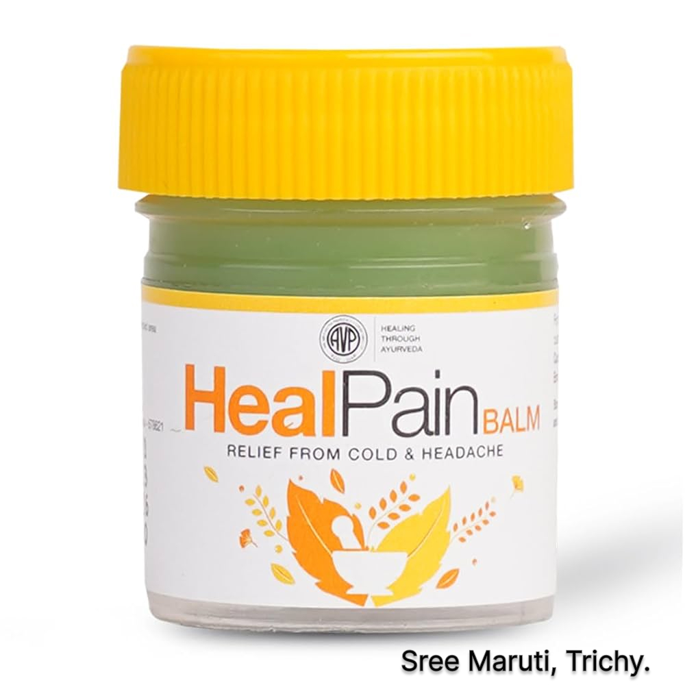 Heal Pain Balm – Herbal Ayurvedic balm for headache and cold relief.
