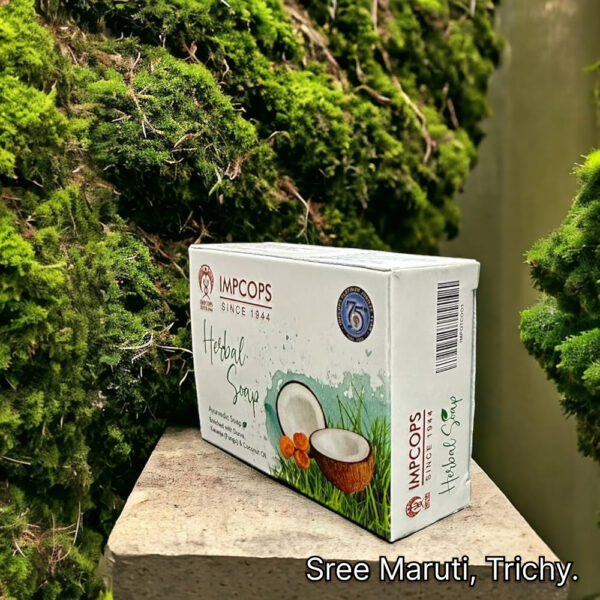 Natural herbal soap with organic ingredients for skin nourishment and cleansing