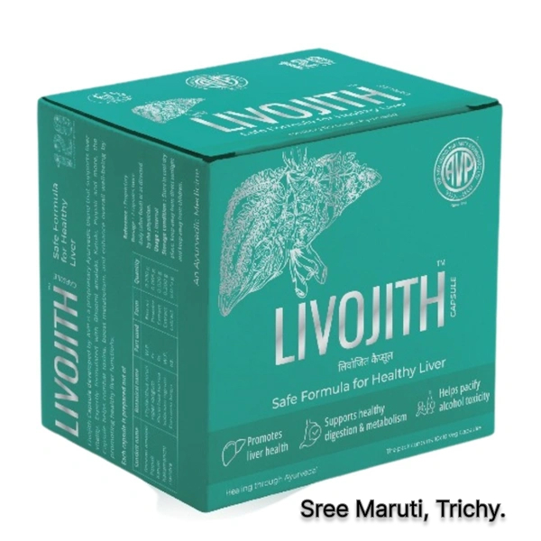Livojith Capsule – Herbal liver care supplement for fatty liver and liver disorders.