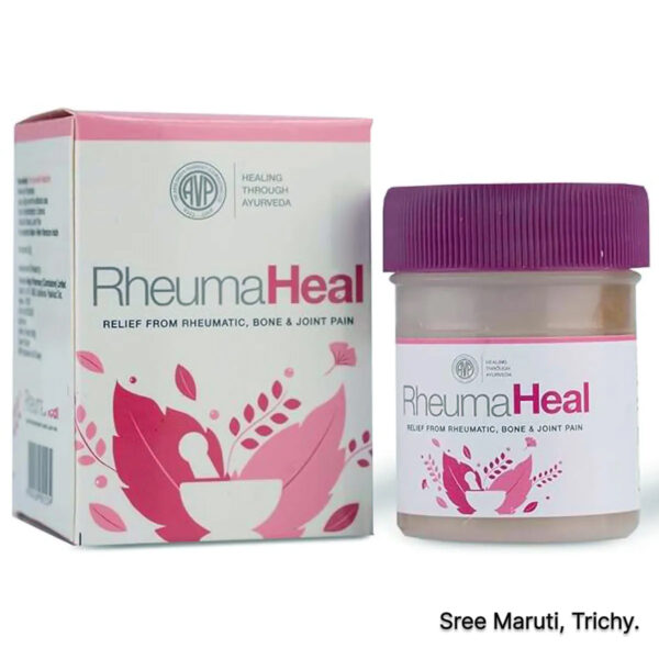 Rheumaheal Balm – Ayurvedic balm for pain relief in back pain, neck stiffness, headache, and sprains.