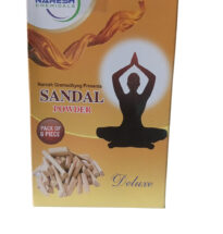 Naresh Chemicals Sandal Powder with sandalwood sticks.