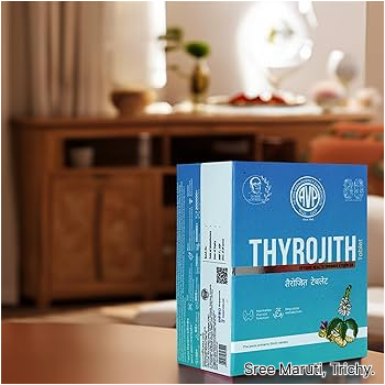 Thyrojith Tablet – Ayurvedic thyroid support for Hypothyroidism management.