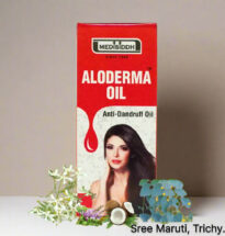 Aloderma Oil herbal remedy for itching, rashes, fungal infections, eczema, and skin irritation.