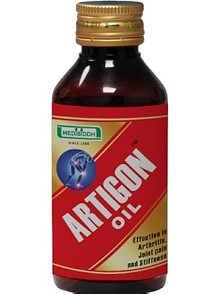 Artigon Oil herbal Ayurvedic oil for muscle pain, joint pain, and inflammation relief.