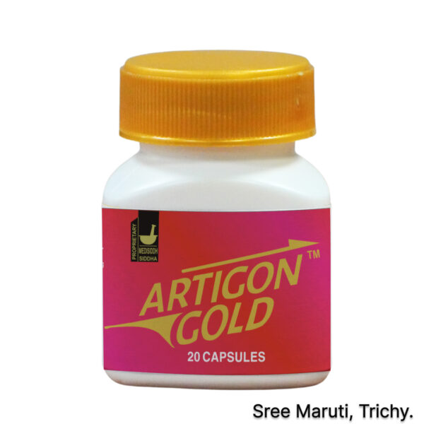 Artigon Gold Capsule pack with herbal ingredients for joint care