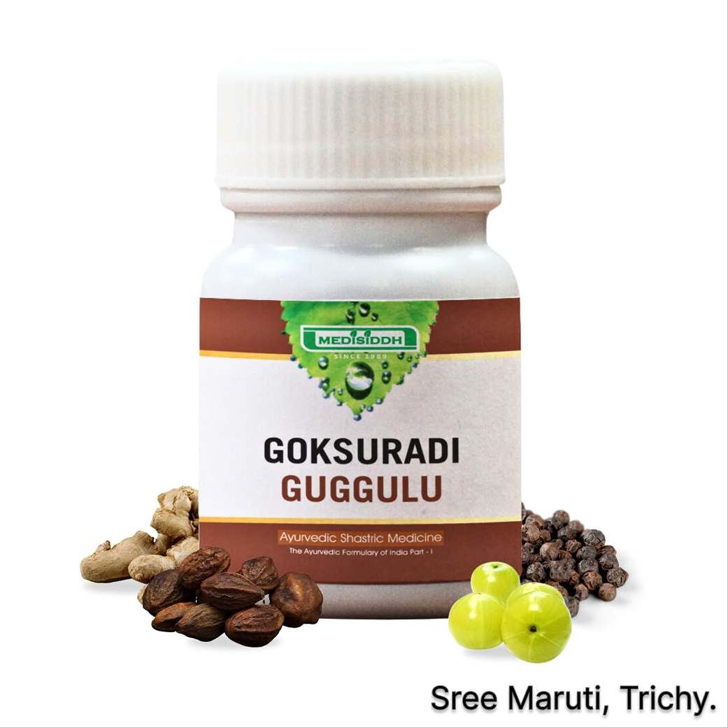 Gokshuradi Guggulu for kidney and urinary tract health.