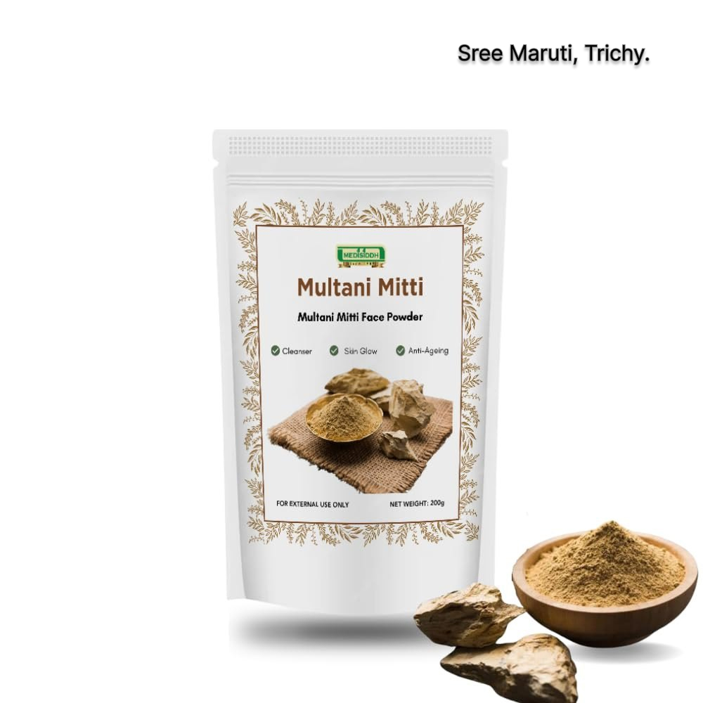 Herbal face pack powder with natural herbal ingredients for skin nourishment and glow