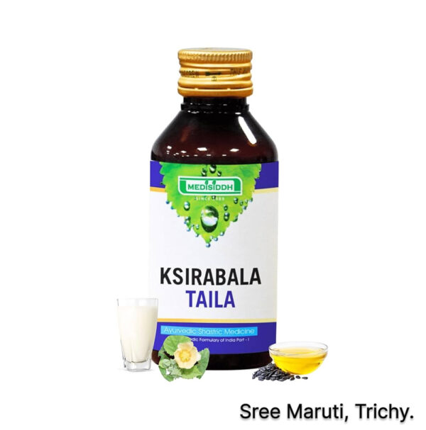 Kshirabala Thailam Ayurvedic oil for paralysis, arthritis, joint pain, and neurological disorders.