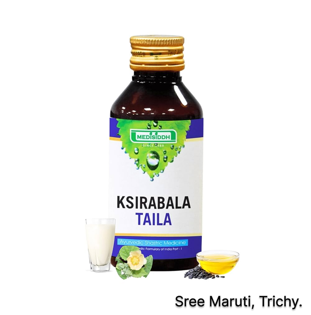 Kshirabala Thailam Ayurvedic oil for paralysis, arthritis, joint pain, and neurological disorders.