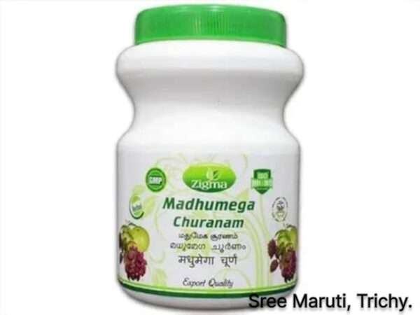 Madhumega Choornam herbal powder with bitter gourd and fenugreek seeds for managing diabetes
