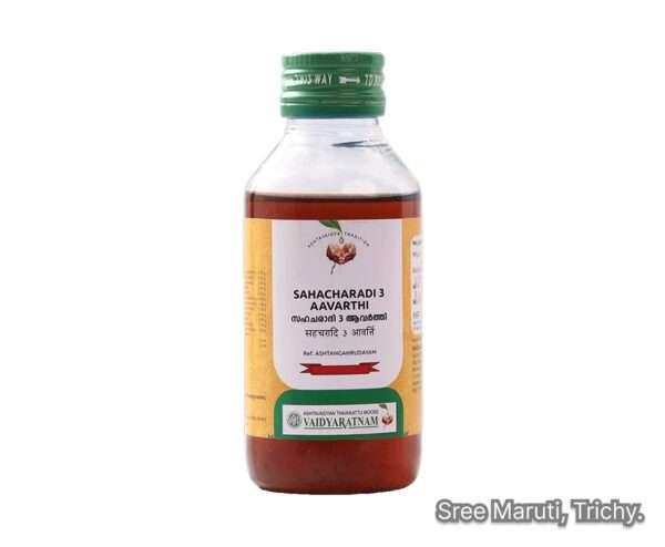 Sahacharadi 3 Aavarthi oil – Ayurvedic medicated oil for paralysis, arthritis, and muscle strength.