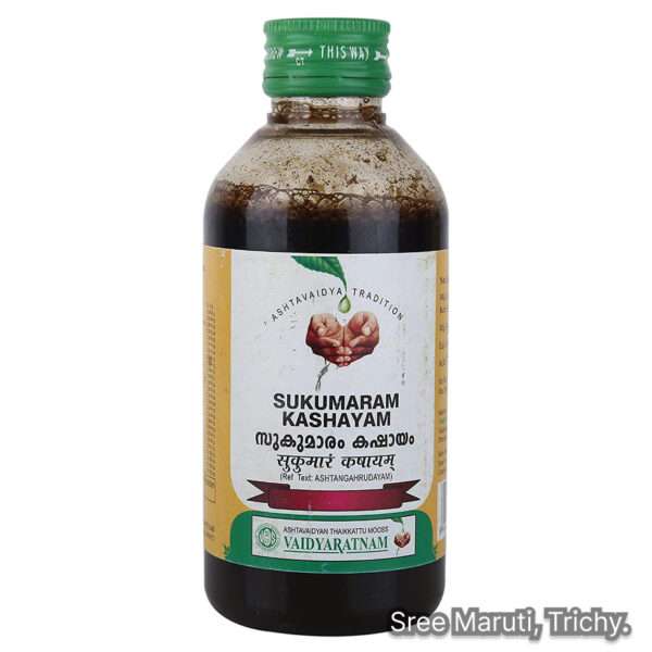 Sukumaram Kashayam Ayurvedic herbal decoction for urinary disorders, diabetes, and reproductive health.