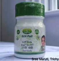 Uchi Podi herbal powder for headache, sinusitis, and cooling effect