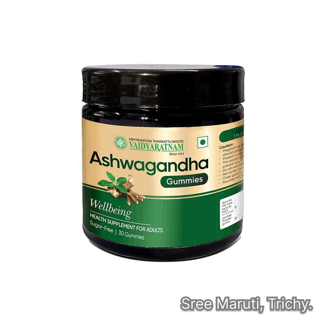 Ashwagandha Gummies Ayurvedic chewable supplement made from Withania somnifera for stress, immunity, and energy.