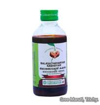 Balasathavaryadi Kashayam Ayurvedic decoction for muscle strength, nerve health, and vitality.