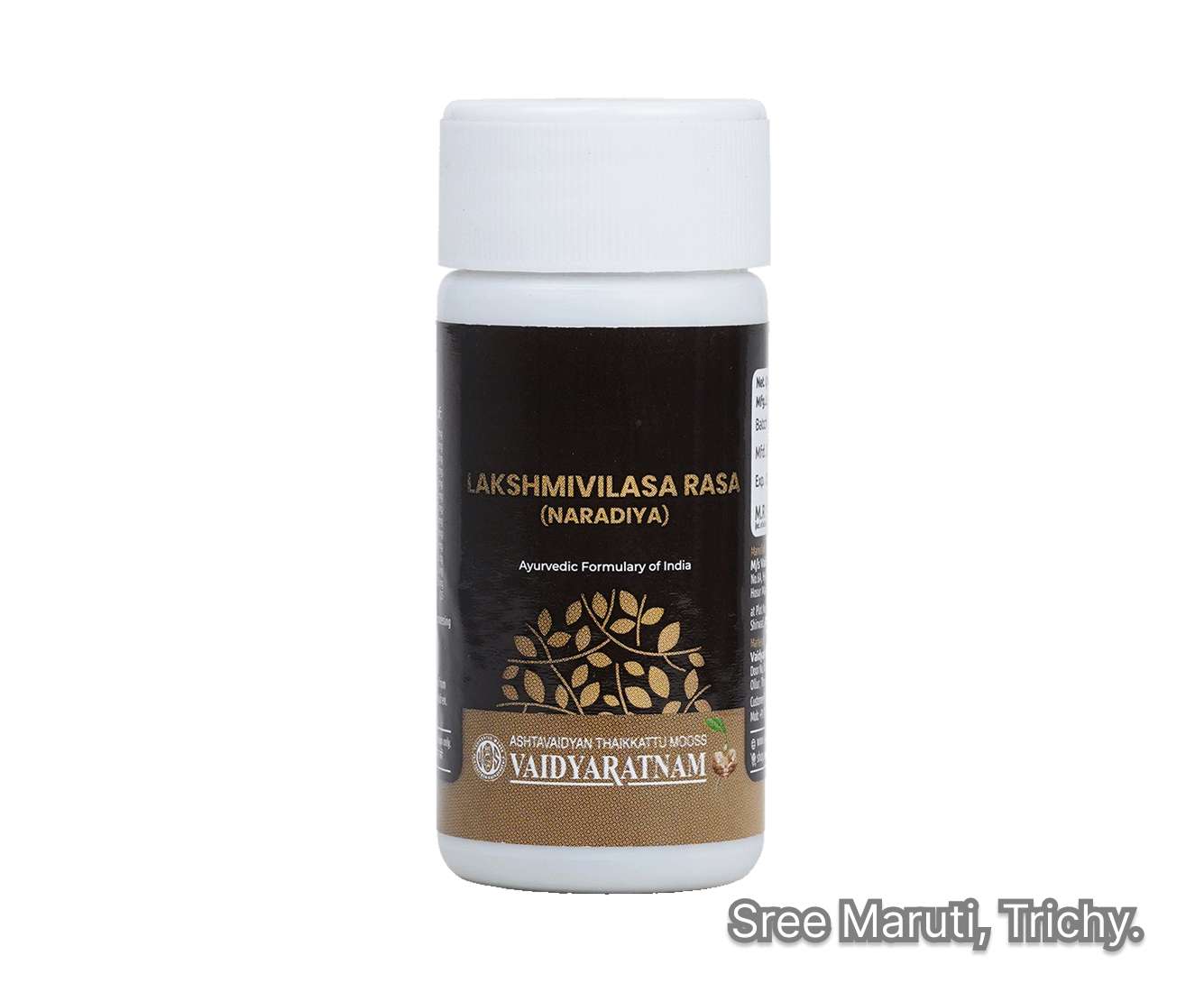 Lakshmivilasa Rasa Ayurvedic medicine for respiratory disorders, skin health, and immunity enhancement.