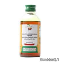 Parinathakereeksheeradi Thailam Ayurvedic oil for joint pain, paralysis, and muscle rehabilitation.