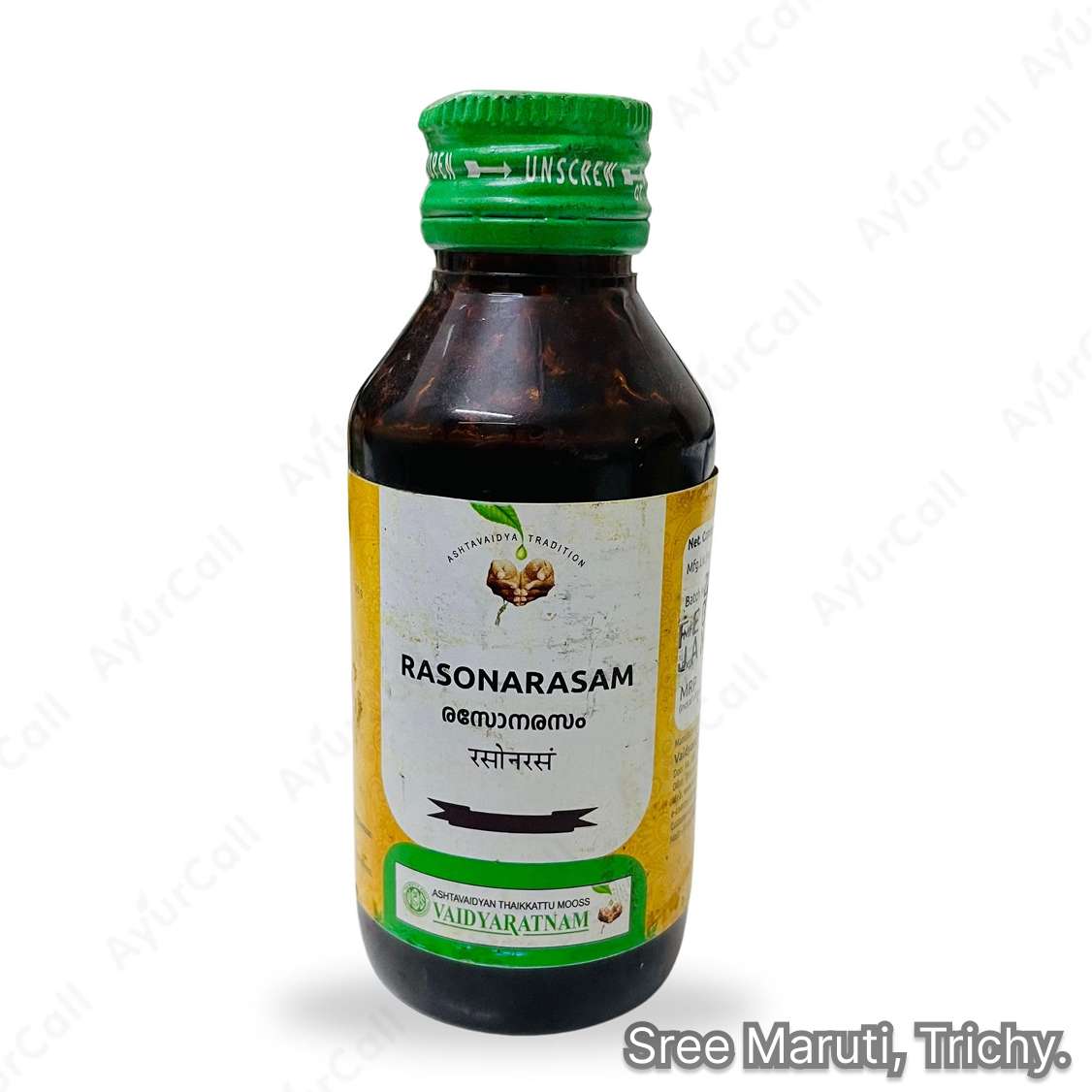 Rasonarasam Ayurvedic garlic extract used for arthritis, heart health, and digestion.
