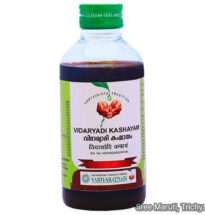 Vidaryadi Kashayam Ayurvedic herbal decoction for strength, fertility, and rejuvenation.