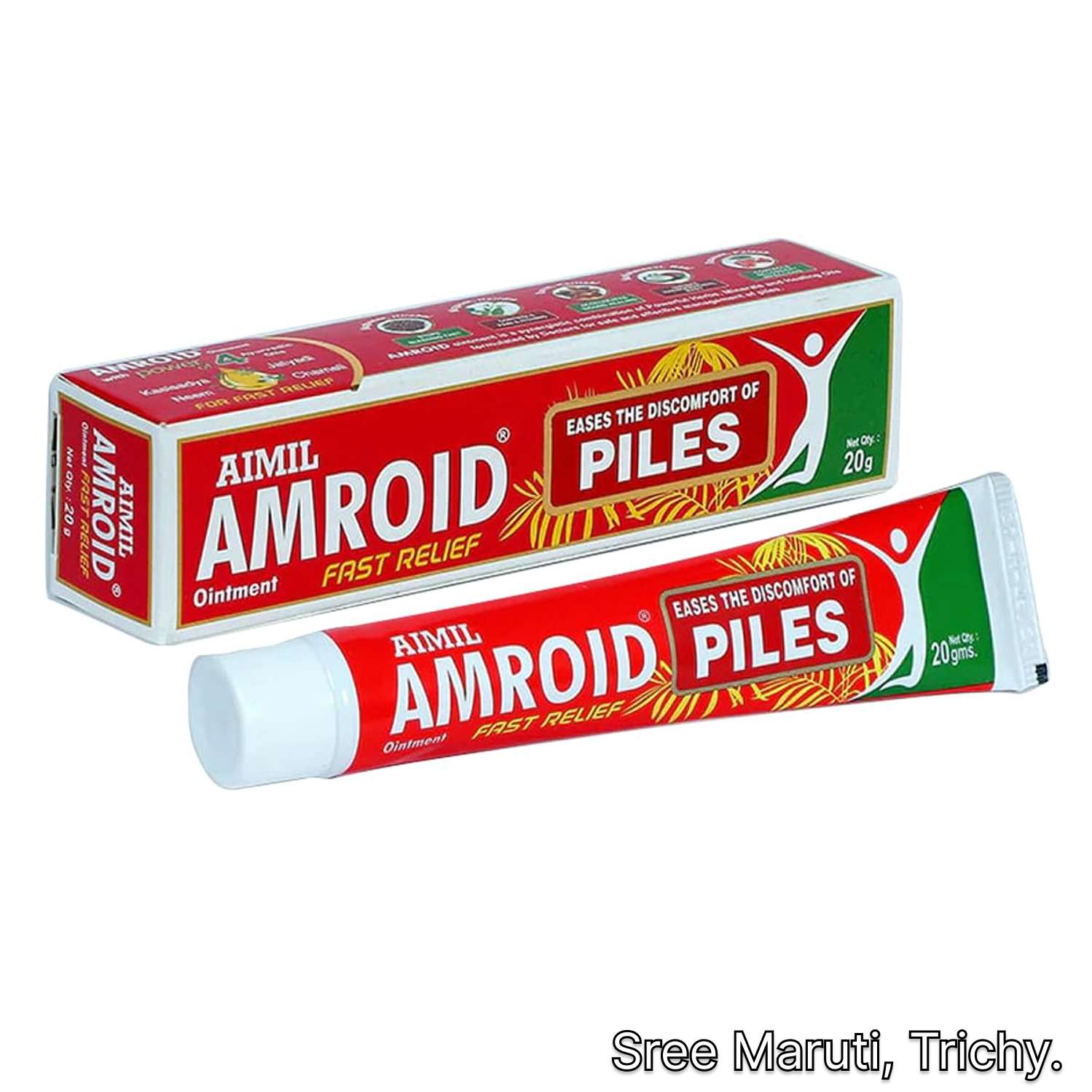 Amroid Ointment – Ayurvedic cream for piles, fissures, itching, and swelling.