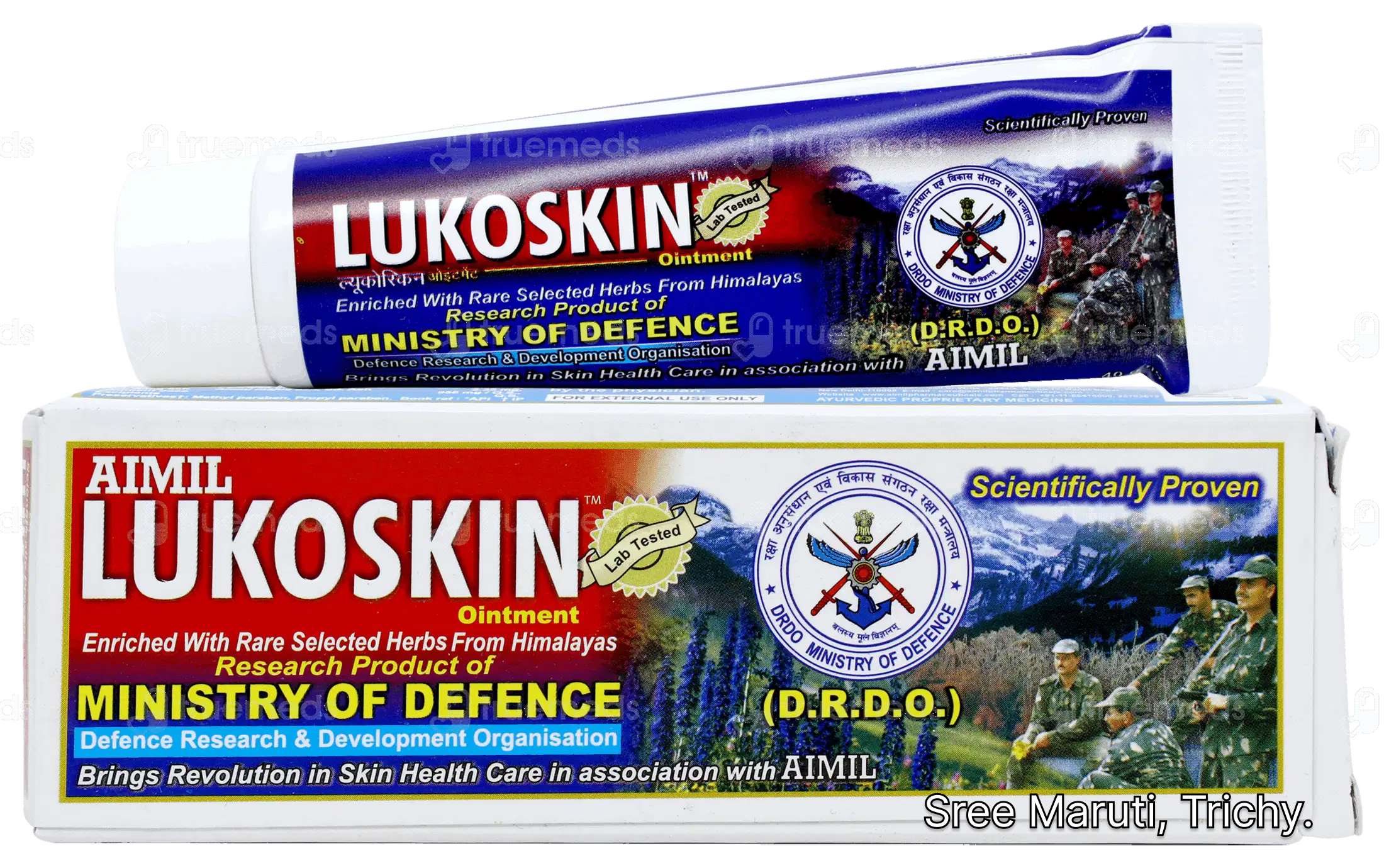 Lukoskin Ointment tube for Vitiligo and white patch repigmentation.