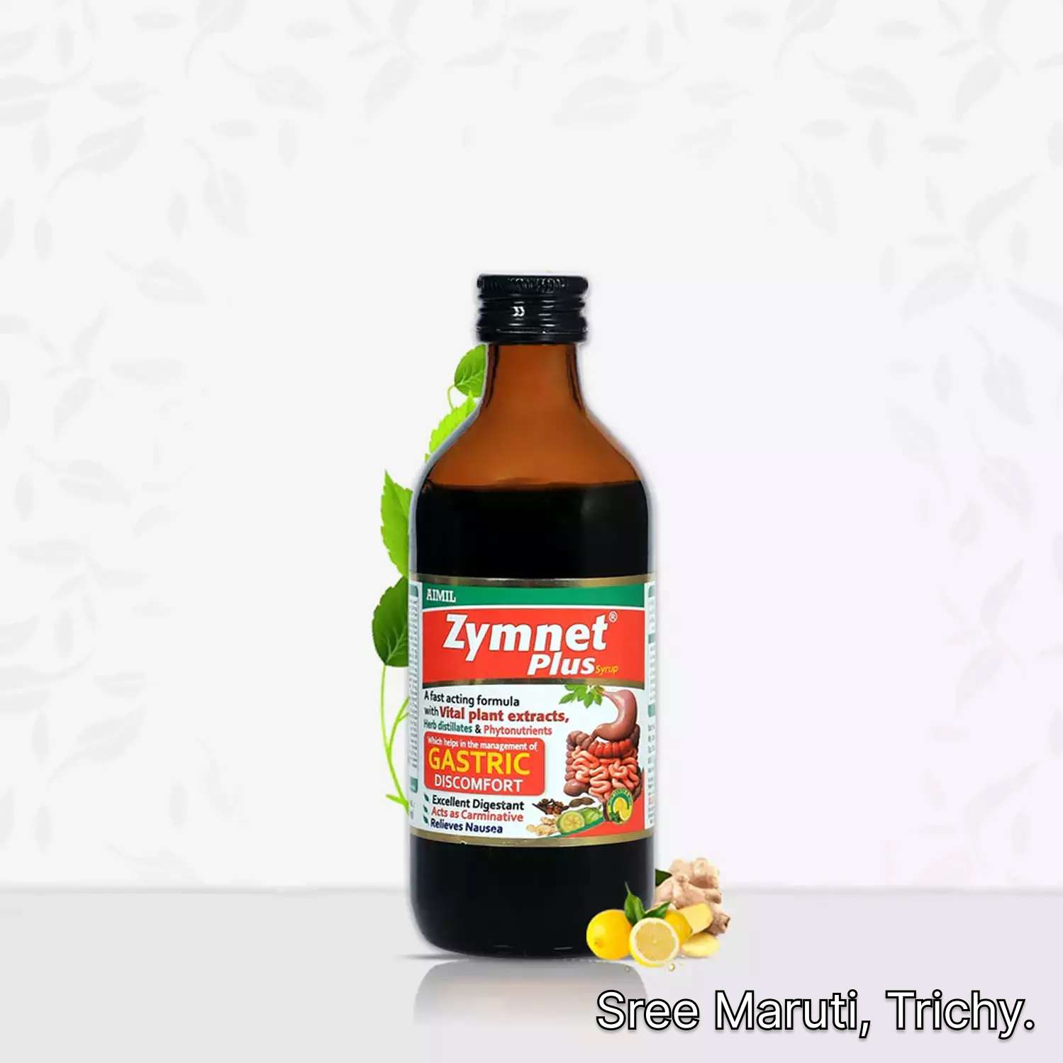 Zymnet Plus Syrup for indigestion, gas, acidity, and digestive support.